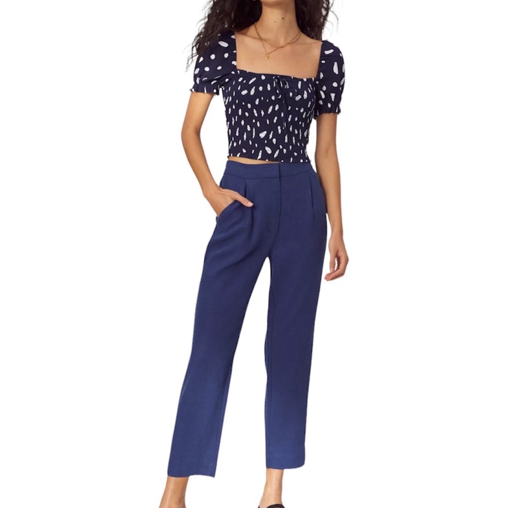 Aritzia Wilfred Sparks Trousers Classic Navy